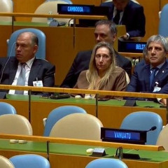MILEI CRITICO A LA ONU ANTE UN AUDITORIO CASI VACIO