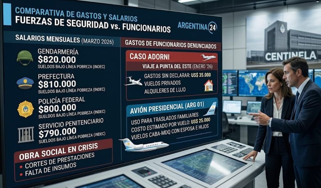 Rebelión en las Fuerzas / las cinco fuerzas federales desafían al protocolo de Bullrich-Milei